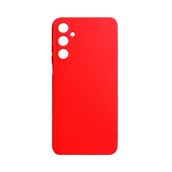 Silicone Case with Camera Shield for Samsung Galaxy A05s Red